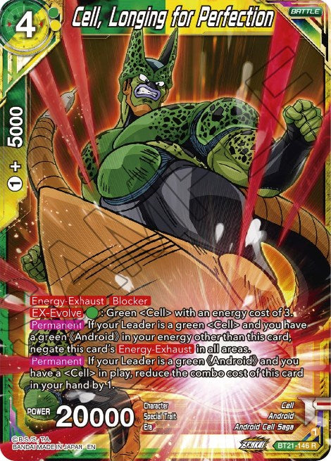 Cell, anhelo de perfección (BT21-146) [Resurgimiento salvaje] 