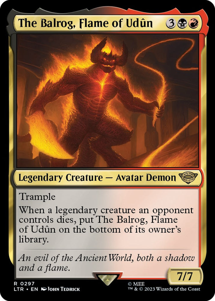 El Balrog, Llama de Udun [El Señor de los Anillos: Cuentos de la Tierra Media] 