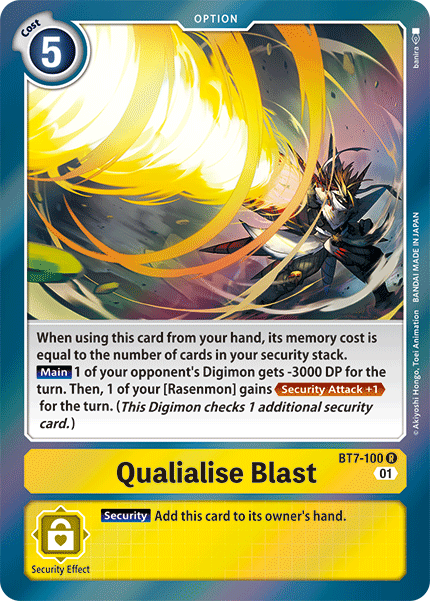 Qualialise Blast [BT7-100] [Próxima aventura] 