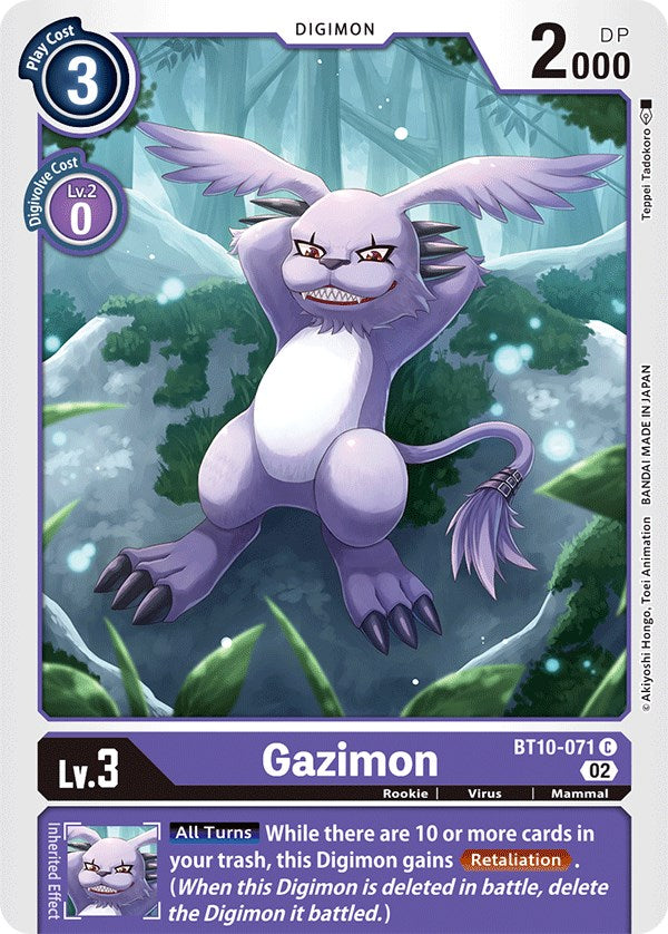 Gazimon [BT10-071] [Encuentro Xros] 