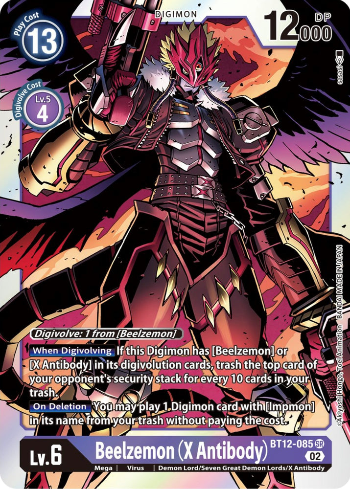 Beelzemon (anticuerpo X) [BT12-085] [A través del tiempo] 
