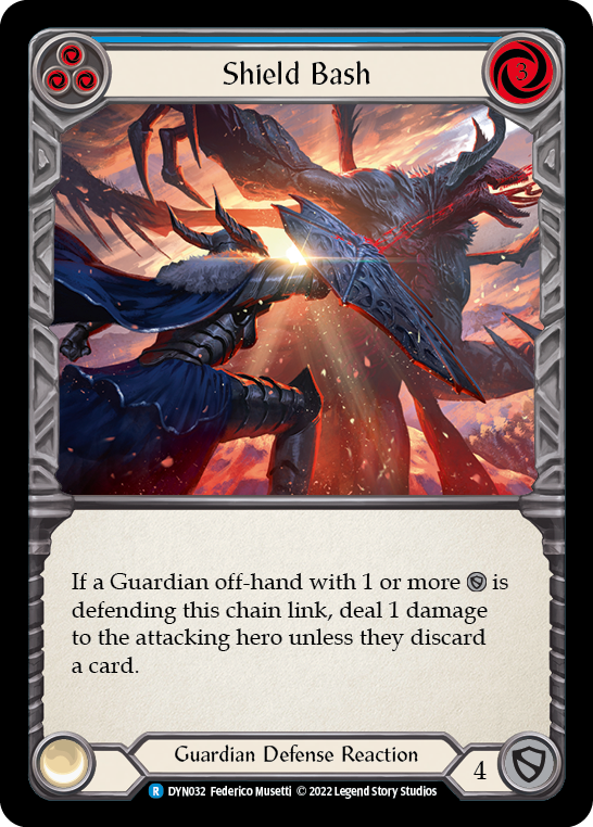 Shield Bash (Azul) [DYN032] (Dinastía) 