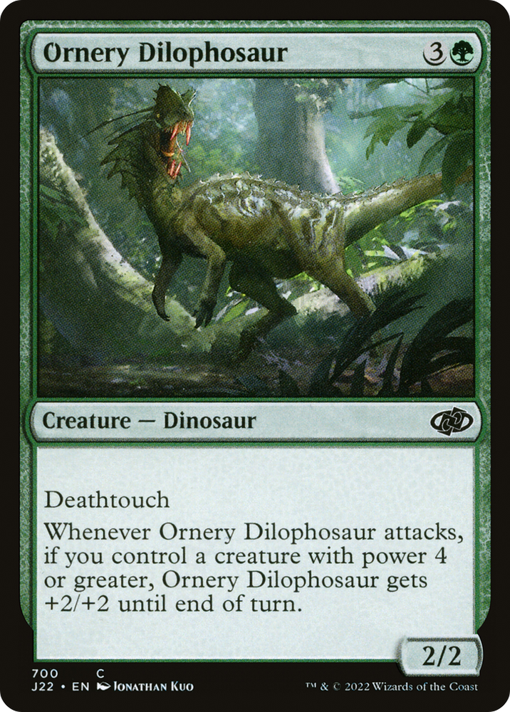 Dilofosaurio intratable [Jumpstart 2022] 