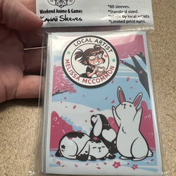 Kawaii Custom Gaming Local Artist Card Sleeves: Bunnies!