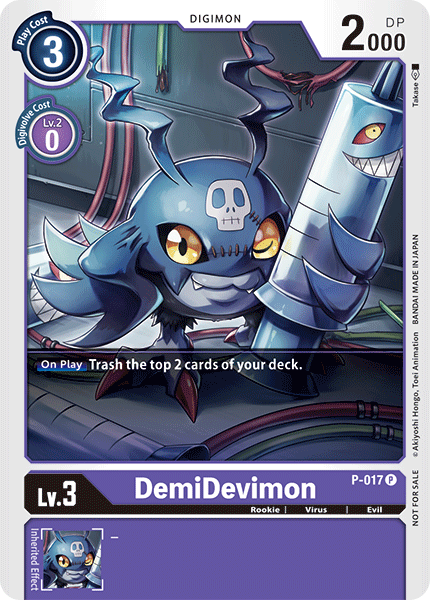 DemiDevimon [P-017] [Tarjetas promocionales] 