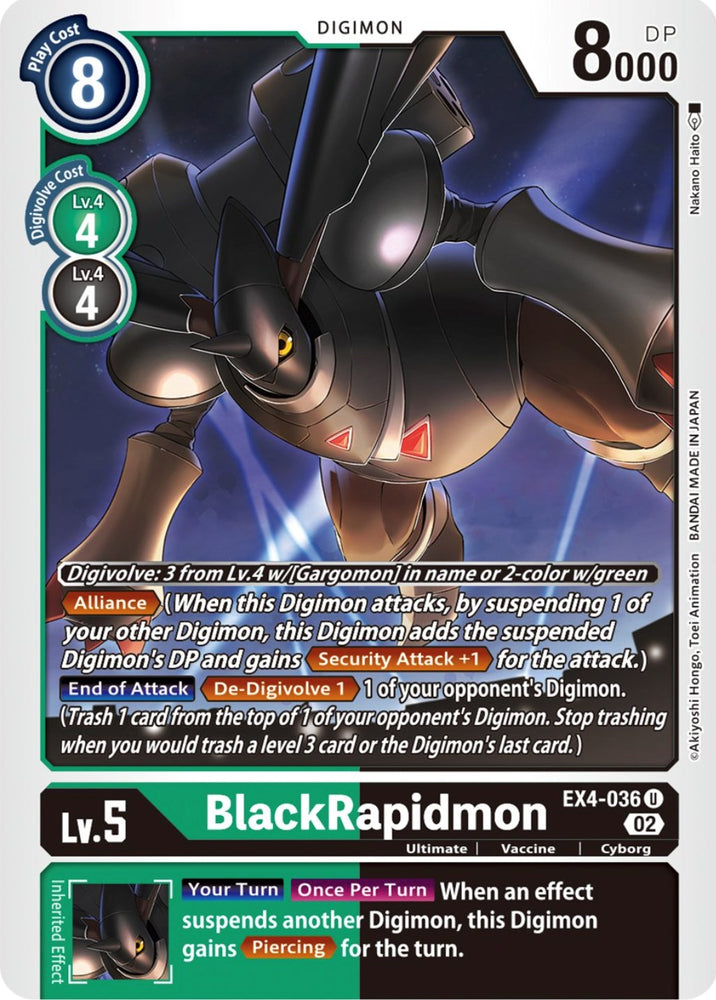 BlackRapidmon [EX4-036] [Refuerzo de ser alternativo] 