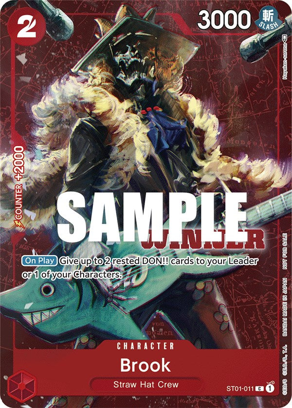Brook (Paquete de torneo Vol. 4) [Ganador] [Tarjetas de promoción de One Piece] 