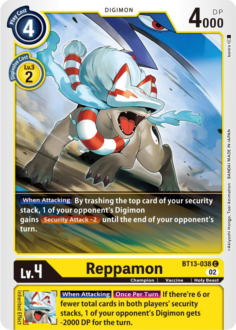 Reppamon [BT13-038] [Versus Royal Knights Booster]