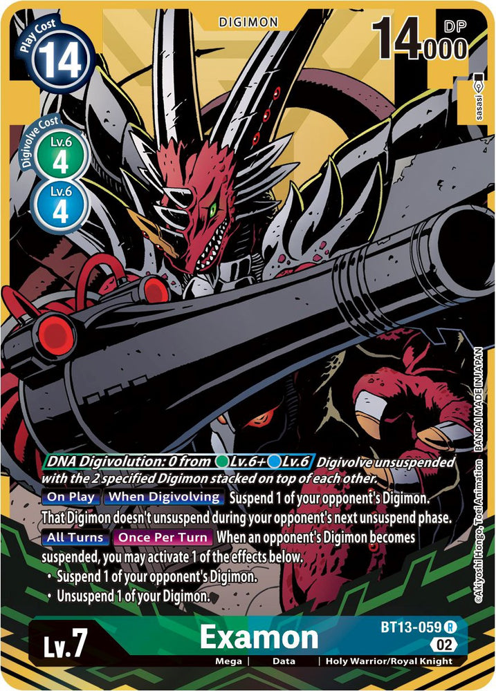 Examon [BT13-059] (Arte alternativo) [Versus Royal Knight Booster] 