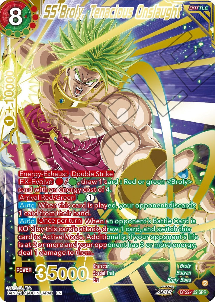 SS Broly, Embate tenaz (SPR) (BT22-132) [Golpe crítico] 