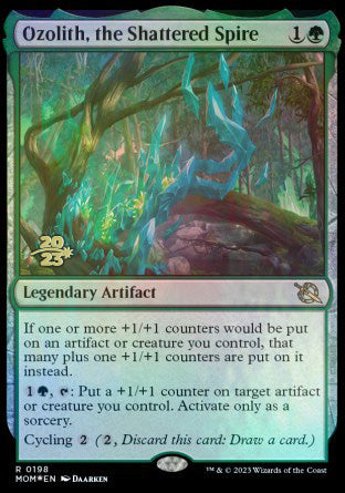 Ozolith, the Shattered Spire [Promociones de presentación de March of the Machine] 
