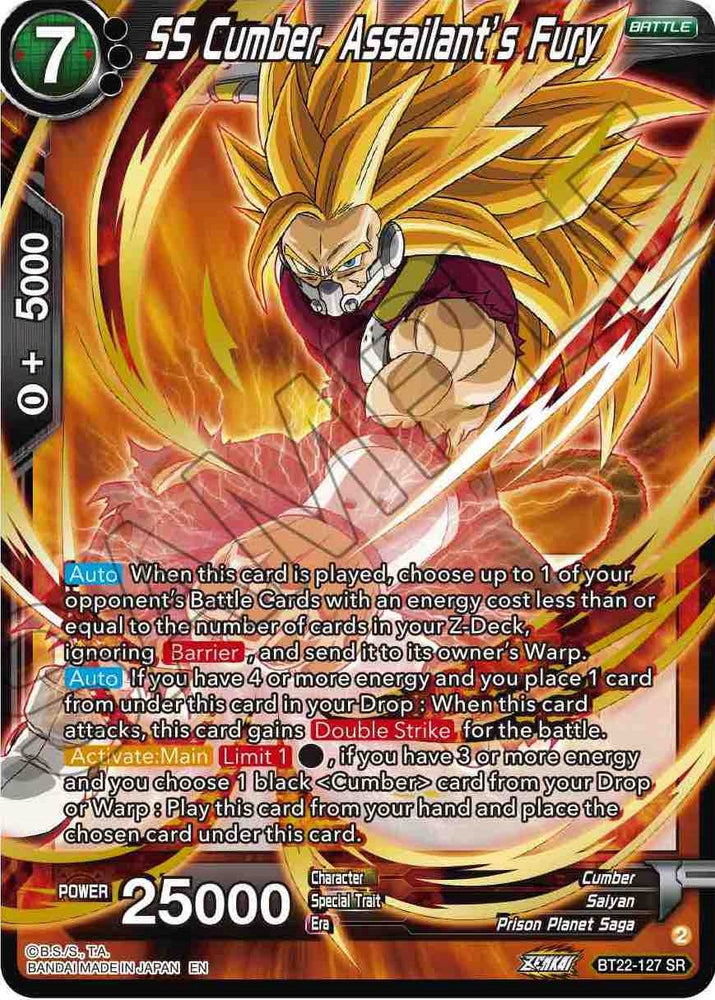 SS Cumber, Furia del asaltante (BT22-127) [Golpe crítico] 