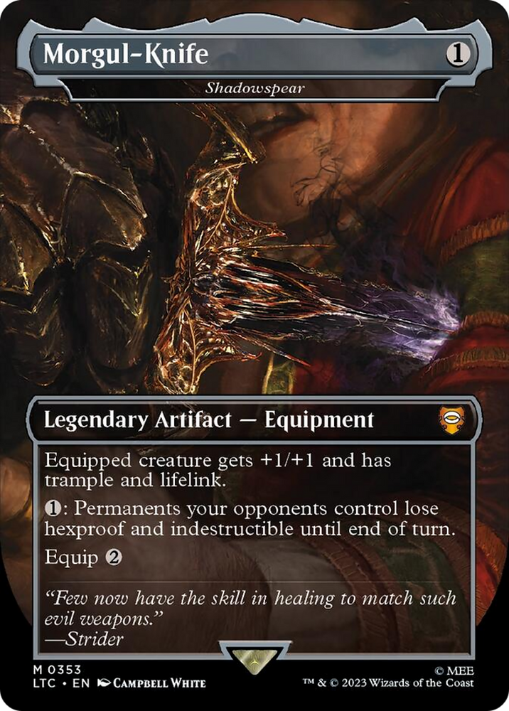 Shadowspear - Morgul-Knife [El Señor de los Anillos: Tales of Middle-Earth Commander] 