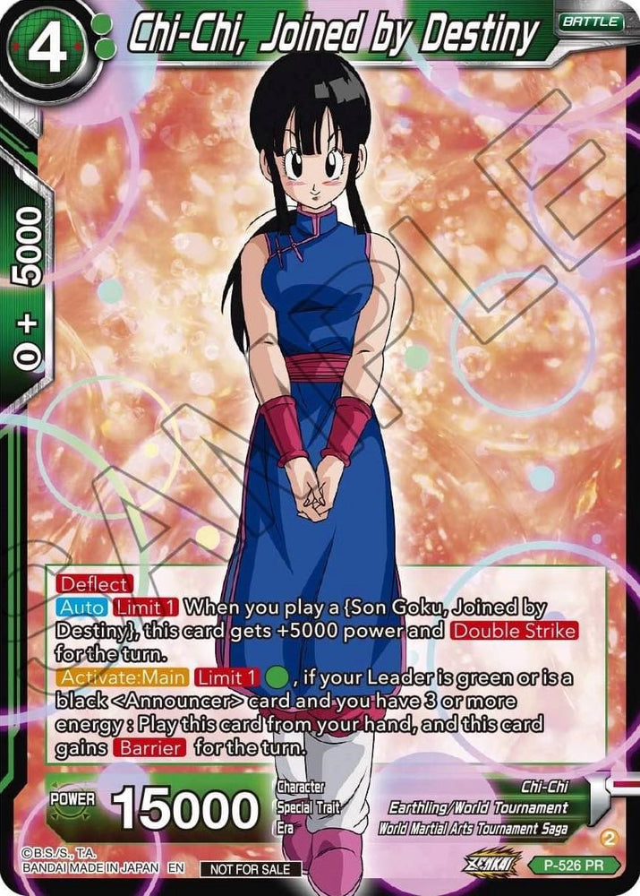 Chi-Chi, unido por el destino (Paquete de torneos de la serie Zenkai Vol.5) (P-526) [Tarjetas de promoción de torneos] 