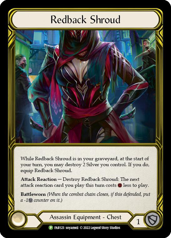 Sudario Redback (Dorado) [FAB123] (Promoción) Lámina fría 