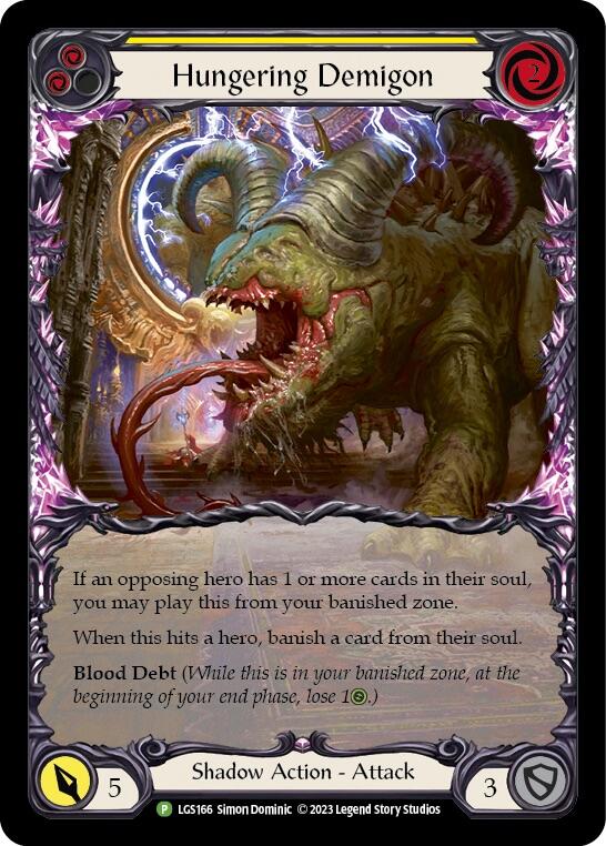 Demigon hambriento (amarillo) [LGS166] (Promoción) Lámina arcoíris 