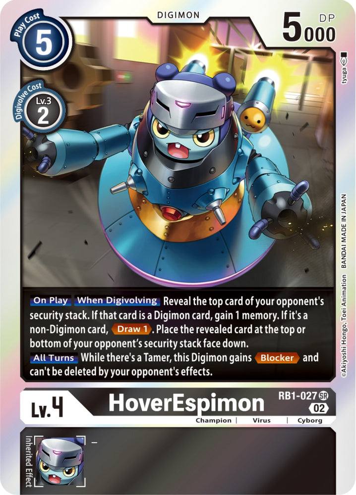HoverEspimon [RB1-027] (Texturizado) [Resurgence Booster] 