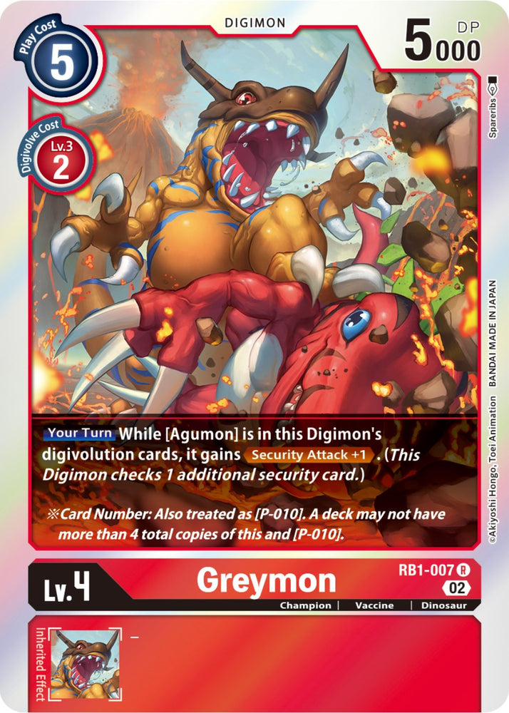 Greymon [RB1-007] [Refuerzo de resurgimiento] 