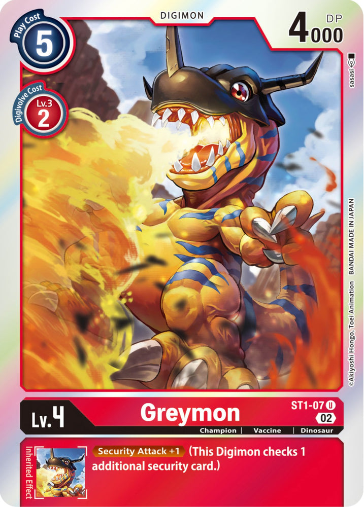 Greymon [ST1-07] [Refuerzo de resurgimiento] 