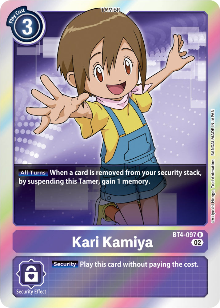 Kari Kamiya [BT4-097] (Reimpresión de Resurgence Booster) [Resurgence Booster] 
