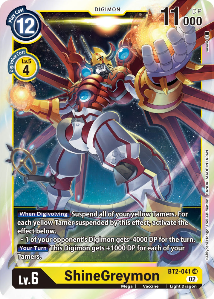 ShineGreymon [BT2-041] (Reimpresión de Resurgence Booster) [Resurgence Booster] 