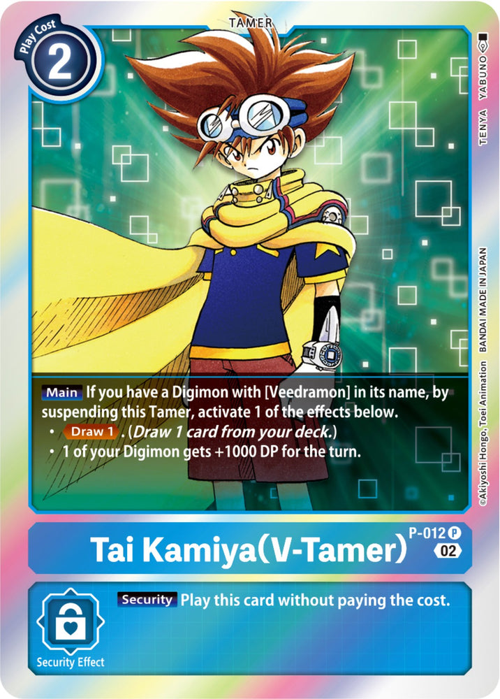 Tai Kamiya (V-Tamer) [P-012] (Reimpresión de Resurgence Booster) [Resurgence Booster] 