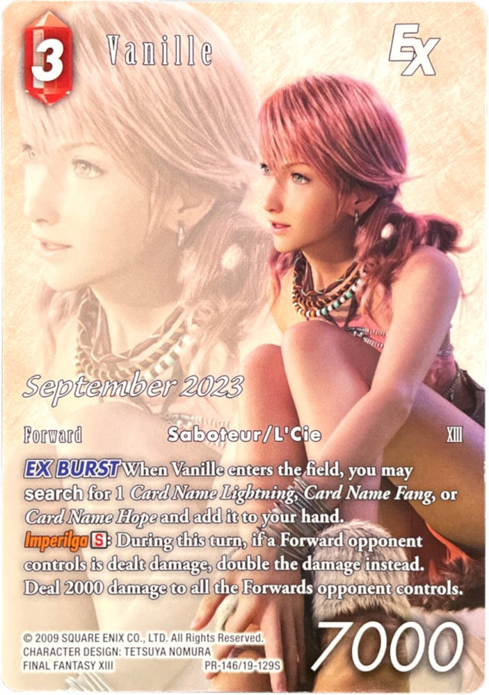 Vanille EX [Tarjetas promocionales] 