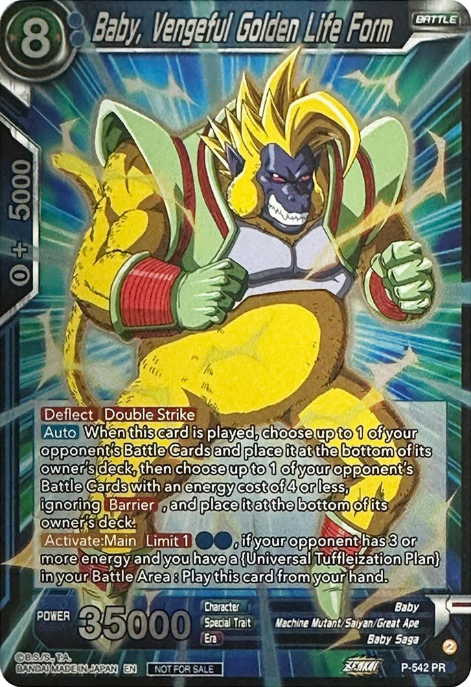 Bebé, forma de vida dorada vengativa (Paquete de selección de campeonato 2023 Vol.3) (P-542) [Tarjetas de promoción de torneos] 