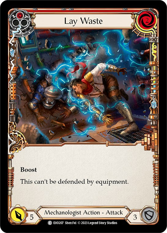 Lay Waste (rojo) [EVO207] (luces brillantes) 