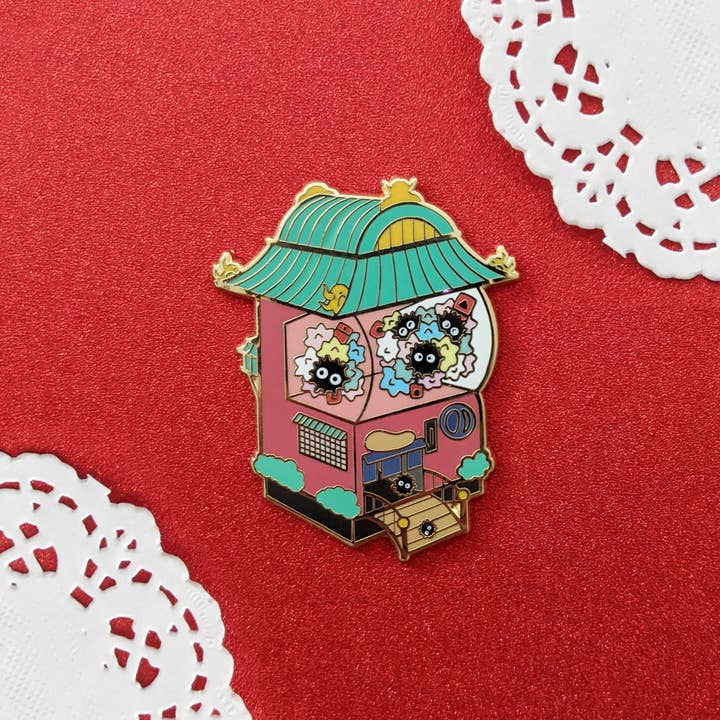 Sugar Cubed Studios Enamel Pins - Bath House-Pon