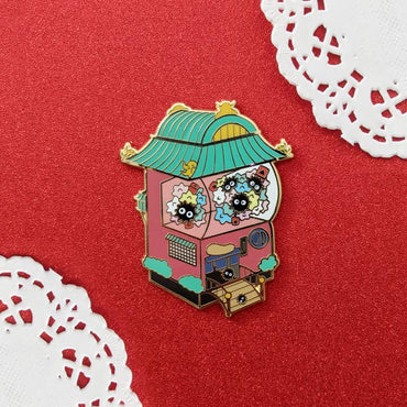 Sugar Cubed Studios Enamel Pins - Bath House-Pon