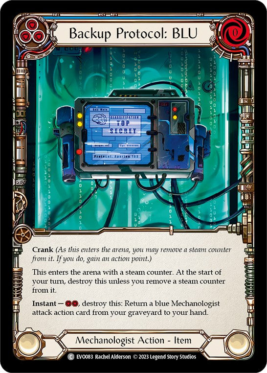 Protocolo de copia de seguridad: BLU [EVO083] (luces brillantes) Rainbow Foil 