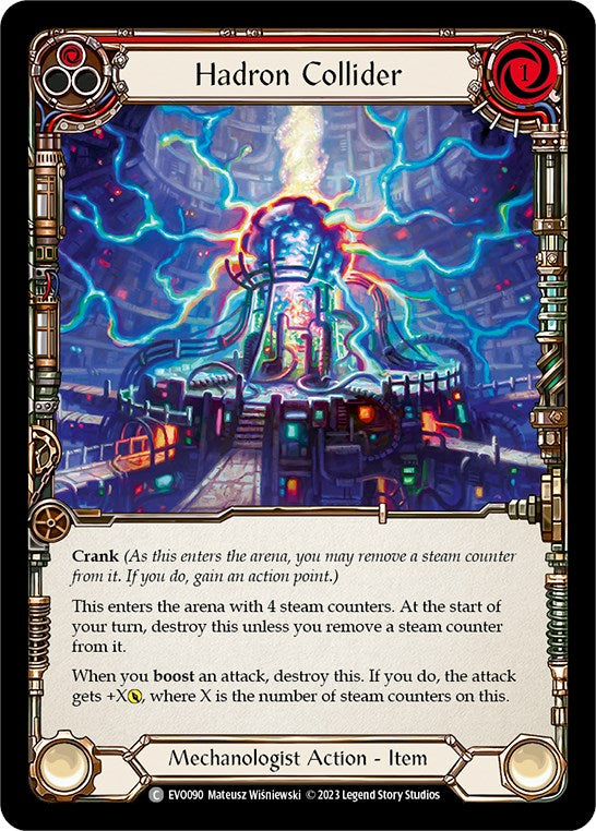 Colisionador de Hadrones (rojo) [EVO090] (luces brillantes) 