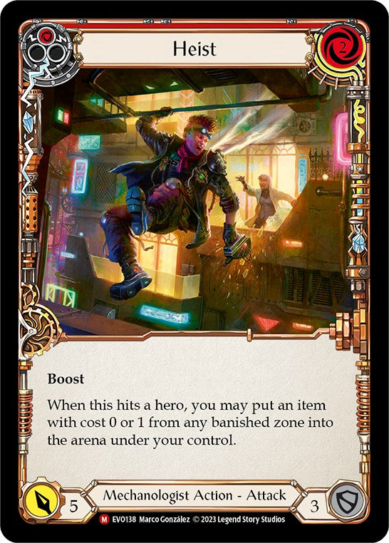 Heist [EVO138] (Luces brillantes) Lámina arcoíris 