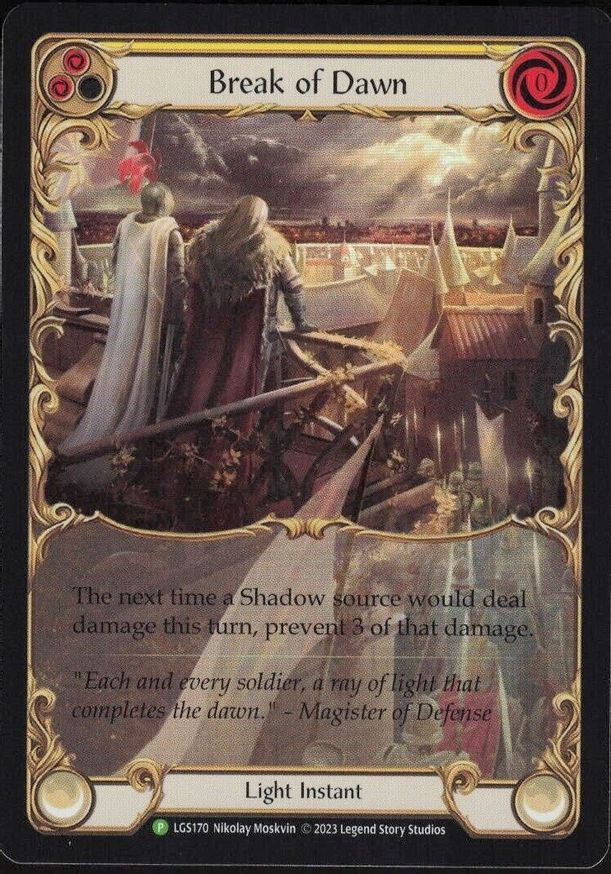 Break of Dawn [LGS170] (Promoción) Lámina arcoíris 