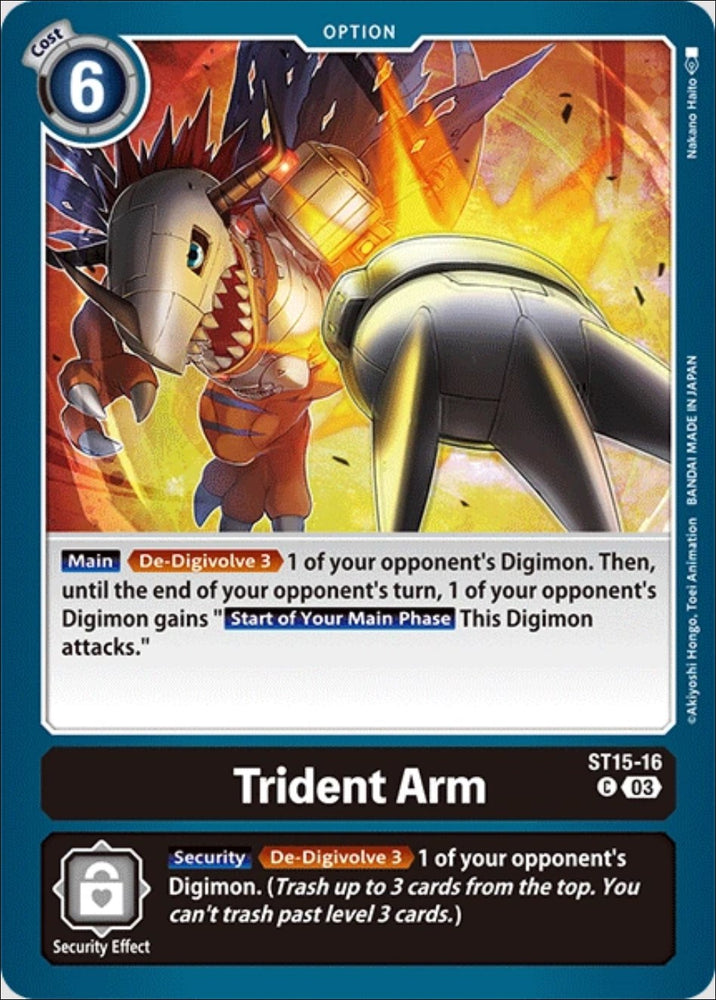 Brazo tridente [ST15-16] [Cubierta inicial: Dragón del coraje] 