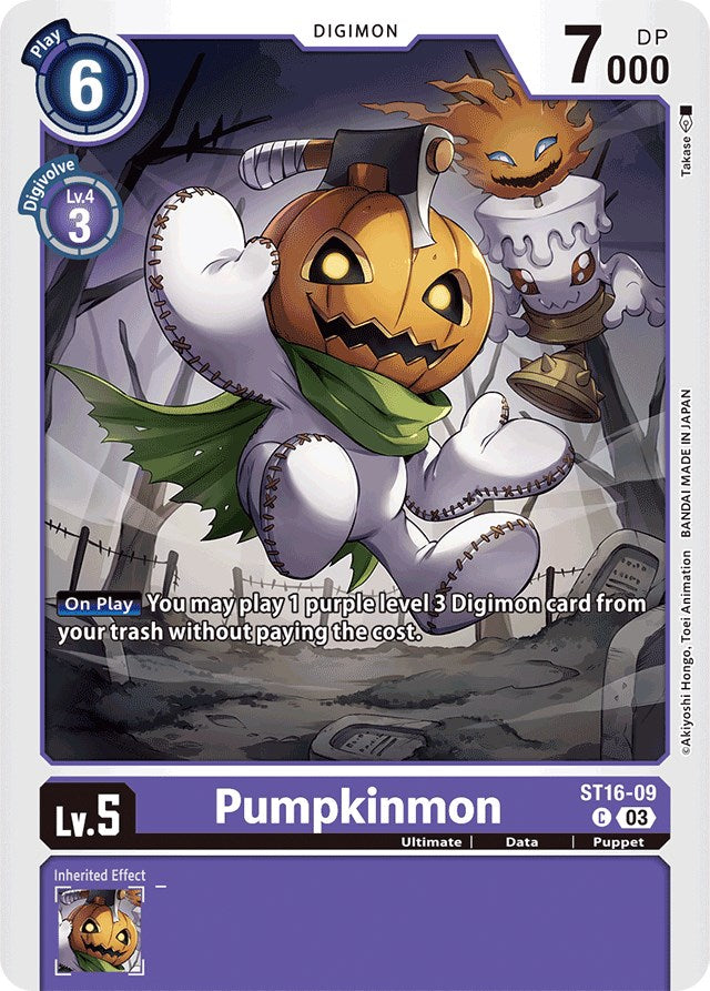 Pumpkinmon [ST16-09] [Baraja inicial: Lobo de la amistad] 