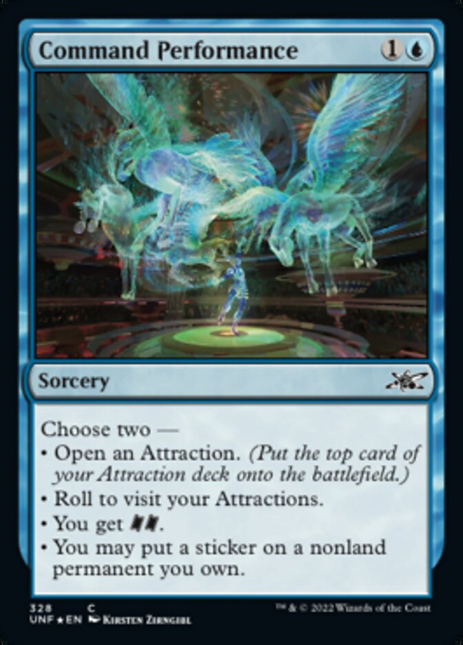 Rendimiento de comando (Galaxy Foil) [Unfinity] 