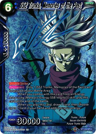 SS2 Trunks, Recuerdos del pasado (Firma SPR) (BT7-030) [Asalto de los Saiyajin] 