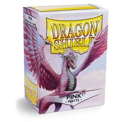 Dragon Shield: Fundas estándar de 100 ct - Rosa (Mate) 