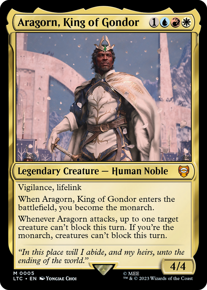 Aragorn, Rey de Gondor [El Señor de los Anillos: Cuentos del Comandante de la Tierra Media] 