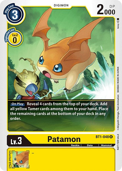 Patamon [BT1-048] (Paquete de torneo oficial Vol.3) [Lanzamiento de promociones especiales de refuerzo] 