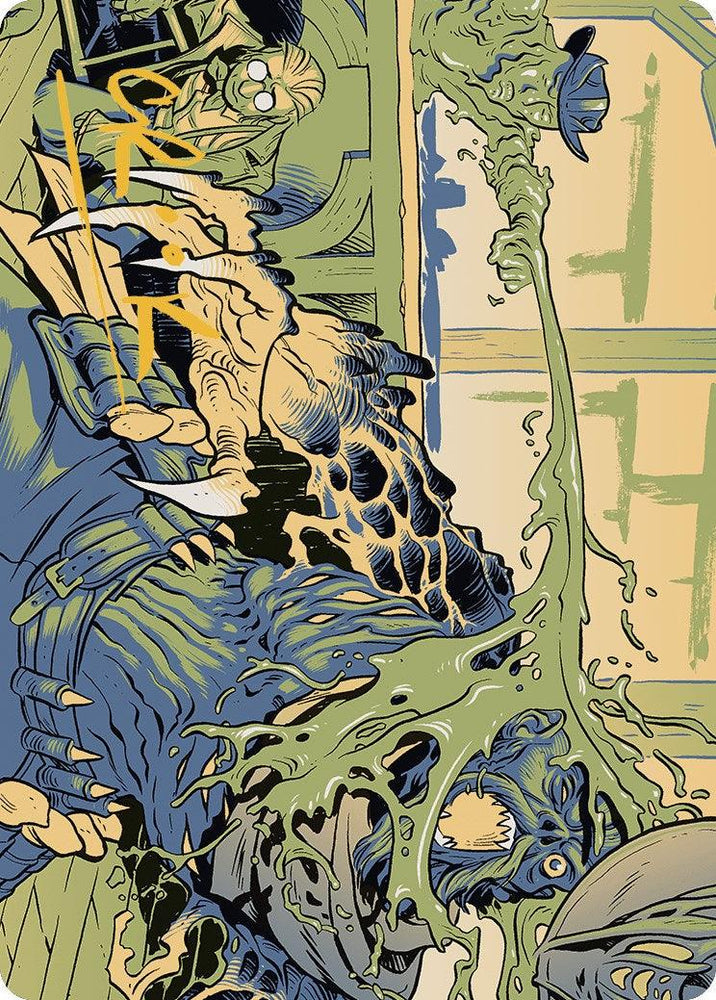 Voidslime Art Card (Gold-Stamped Signature) [Outlaws of Thunder Junction Art Series]