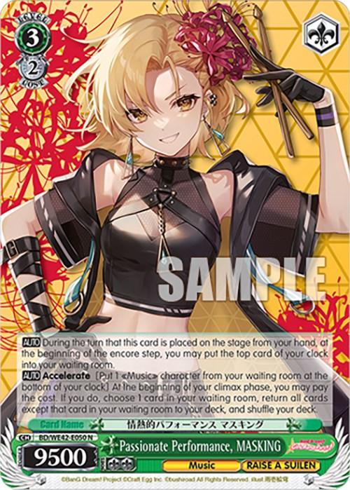 Passionate Performance, MASKING (BD/WE42-E050 N) [BanG Dream! Girls Band Party! Countdown Collection]