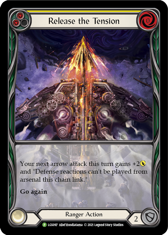 Libera la tensión (amarillo) [LGS097] (Promoción) Rainbow Foil 