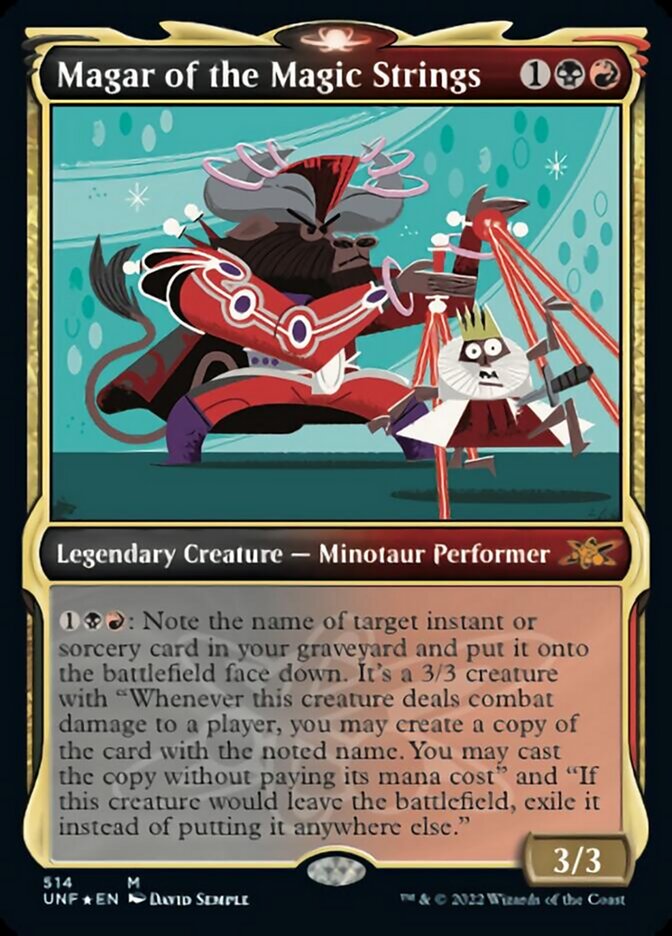 Magar de las Cuerdas Mágicas (Showcase) (Galaxy Foil) [Unfinity] 