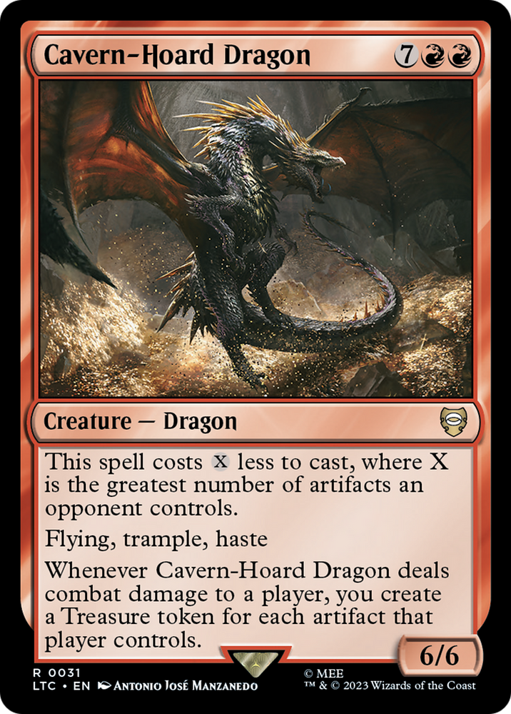 Dragón Cavern-Hoard [El Señor de los Anillos: Tales of Middle-Earth Commander] 