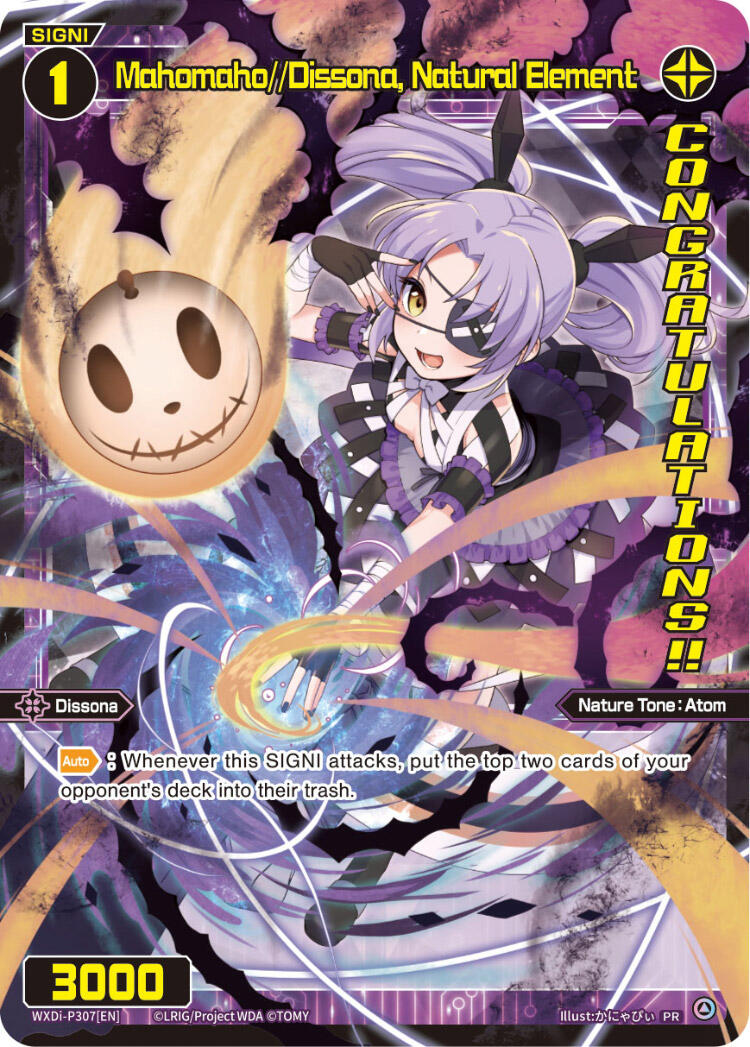 Mahomaho//Dissona, Natural Element (Dissona Festival 2024) (WXDi-P307[EN]) [Promo Cards]