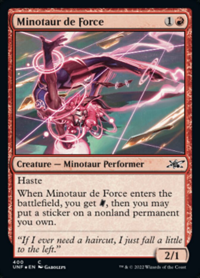 Minotauro de Fuerza (Galaxy Foil) [Unfinity] 