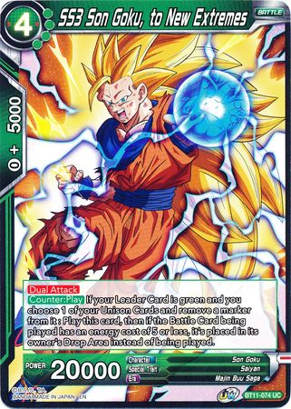 SS3 Son Goku, a nuevos extremos (BT11-074) [Vermilion Bloodline] 